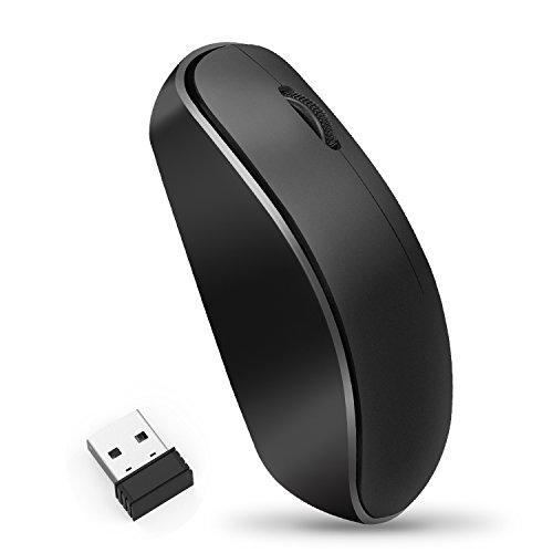 Wireless Mouse ZERODATE T12 2.4G Wireless Optical Mouse with Micro-receive3-Button,1600 DPI, Compatible