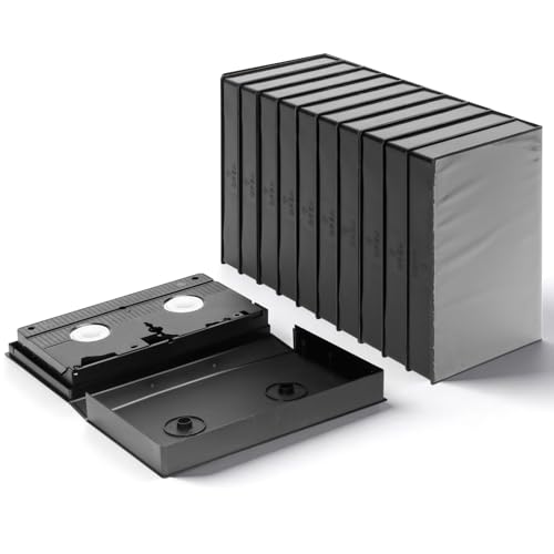 Tapetinel VHS�J�Z�b�g�P�[�X 10�Z�b�g | �ϏՌ�PP�f�� | �����X���[�u�t�� | VHS���[�E�ی�E�����p | �J�Z�b�g���x���\���\