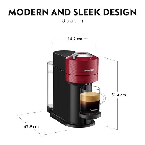 Image of Nespresso Vertuo Next Coffee Machine, Cherry Red