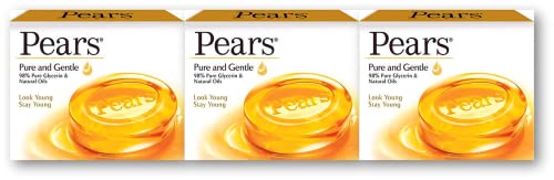 Image of Pears Pure & Gentle Bathing Bar 60 g - Pack of 3