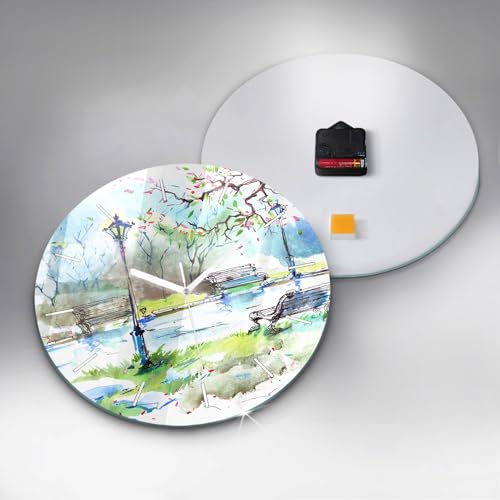 Horloge en verre de qualité supérieure Wallfluent au design de luxe moderne - 5