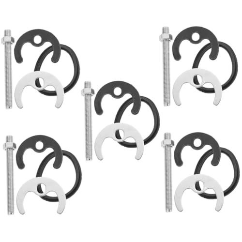 Hemobllo Sets Faucet Horseshoe Mounting Assembly Complete Faucet Mounting Set Fastening Nuts Washer Circlip Tool Kit