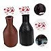 Toddmomy Billiard Dice Prop Set - 2 Portable Plastic Shaker Bottles for Pool Table Number Game Snooker Bottle Props Ideal for Home Bars and Game Rooms