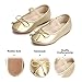 Felix & Flora Girls Mary Jane Flat Dress Shoe for Toddler Little Kid Party School (9 Toddler,Gold)