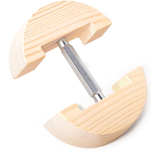 Image of Hat Stretcher for Fitted Hats, Cowboy Hat Stretcher Fitted Hat 7 to 8 1 /2, Adjustable Wooden Hat Jack Stretcher Fits All Caps