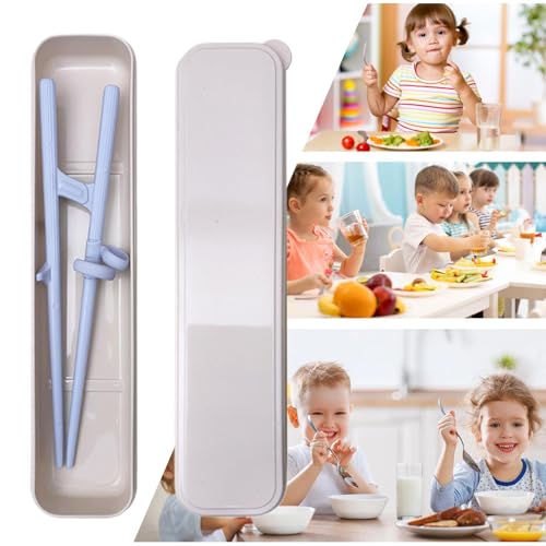 Kit de utensilios reutilizables y palillos de entrenamiento para adultos 6