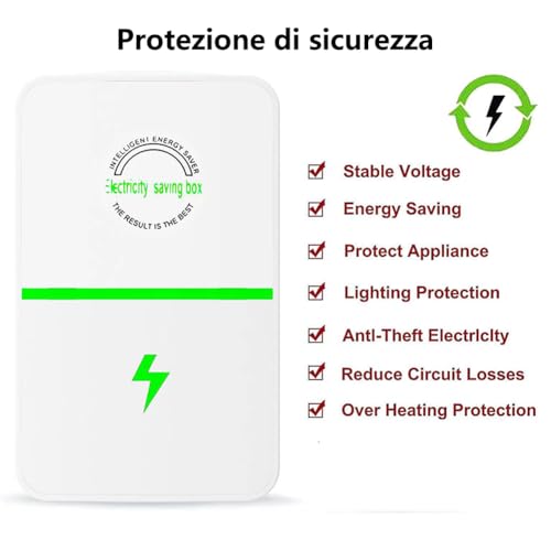 Power Saver Originale 2025, Risparmio Energetico Originale, Power Saver Riduttore Di Energia, Plug Di Risparmio Energetico Altamente Efficiente (2) - 3