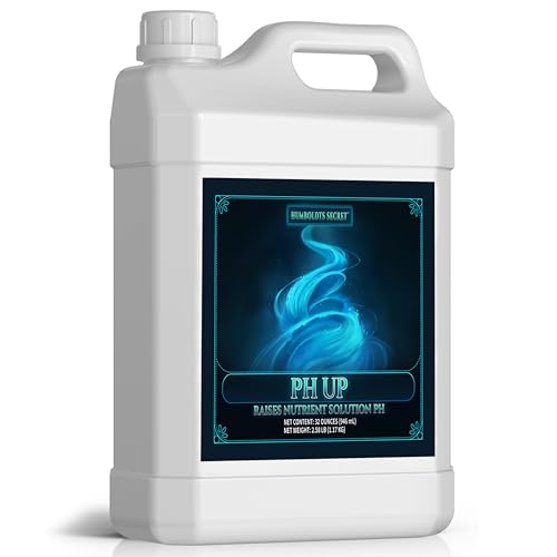 Humboldts Secret pH Up for Plants | Hydroponics and Soil pH Adjustment | Concentrated Potassium Hydroxide Formula | Raises Nutrient Solution Levels for Strong Root Growth and Stability | 32 Ounce