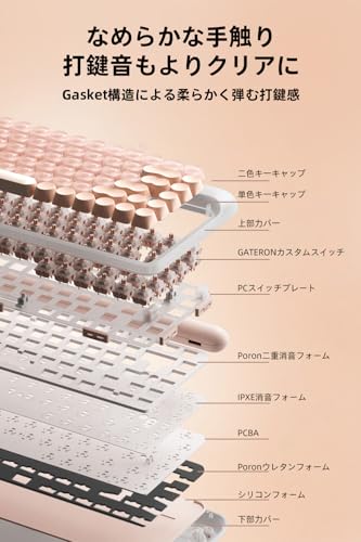 Lofree Foundation ロフリー 84キー メカニカルキーボード の商品画像 5