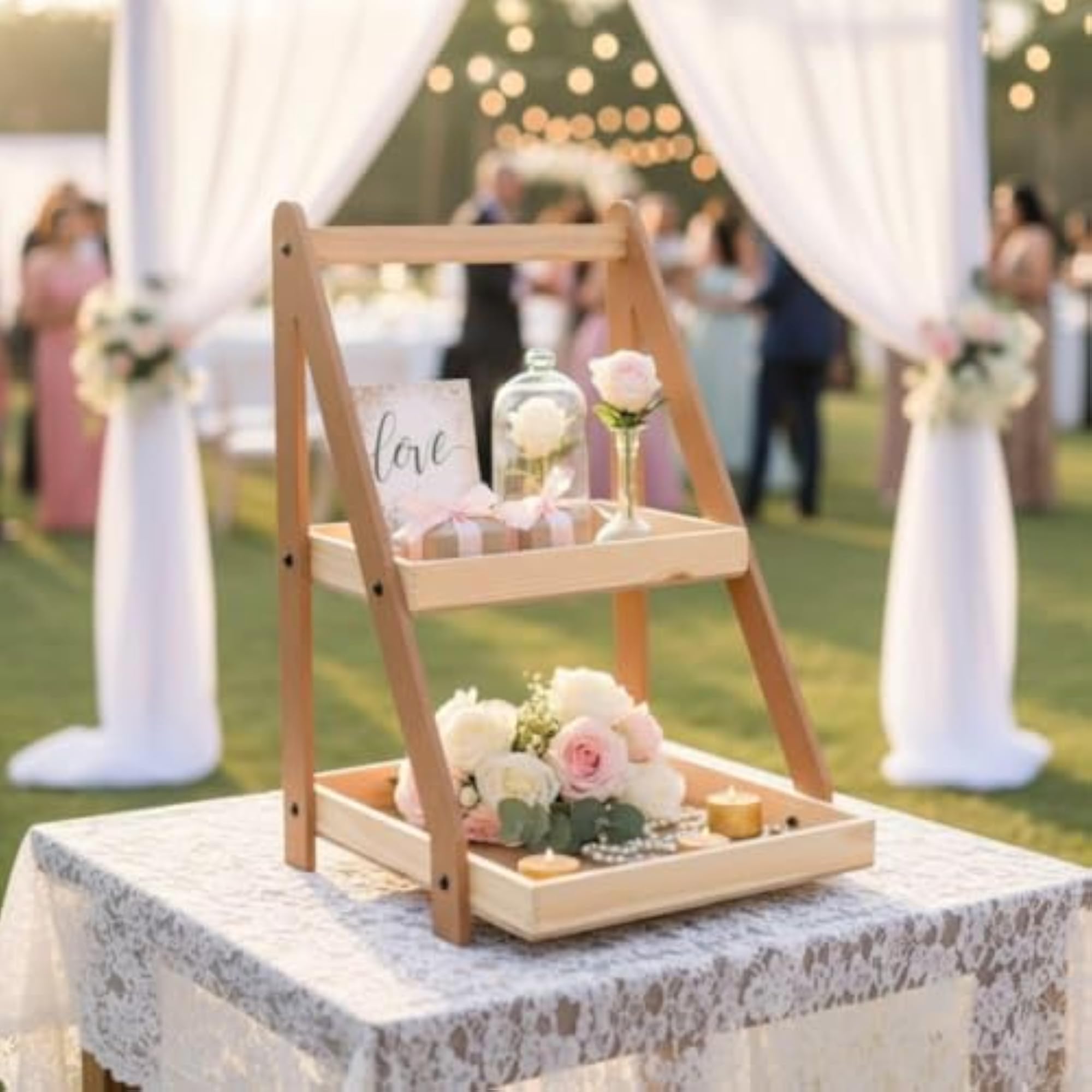 MDF Trousseau Pinewood Decorative Box for Gifting
