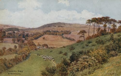 Póster de paisaje de Cissbury para decorar tu salón con elegancia y arte clásico de 60x90cm