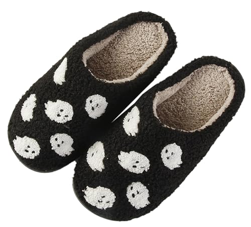 Women Slippers Cute House Slippers Strawberry Slippers Comfy Soft Bedroom Shoes Warm Fuzzy Slip-On Slippers Indoor Non-slip Plush Bedroom Slippers, E-24TX001