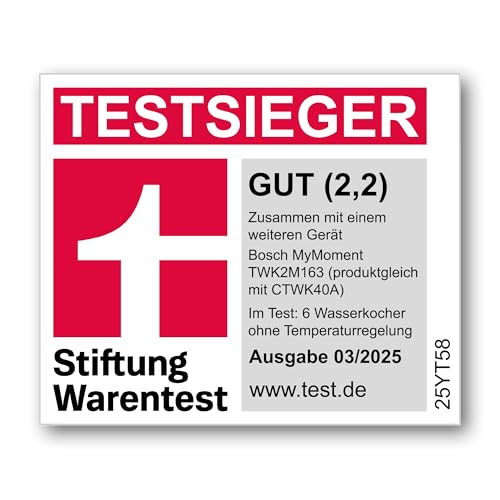 Bosch kabelloser Wasserkocher MyMoment TWK2M163