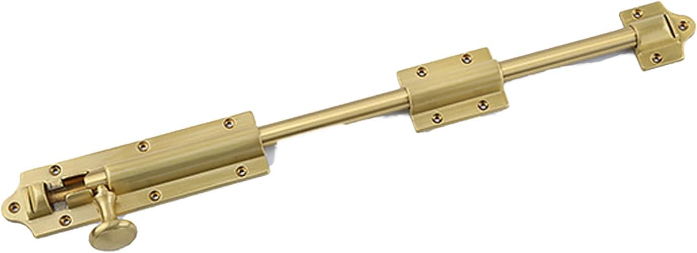 Door Latch， Door Security Slide Latch Lock Barrel Bolt 14.5-58cm(Long 43cm)