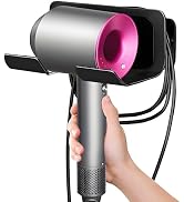 Support Magnétique Pour Sèche-cheveux SUNJULY - Sans Perçage, Aluminium, Autocollant 3M, Universel, Pour Salle De Bain Ou Salon - 6