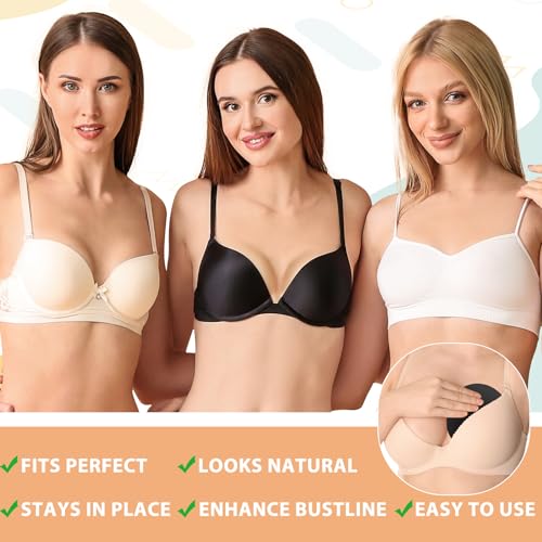 Image of Nimiah Super Thick Bra Pad - Add 1-2 Cups Push up Breast Enhancer Inserts Sew in Boob Cup for Dress Swimsuit Sport