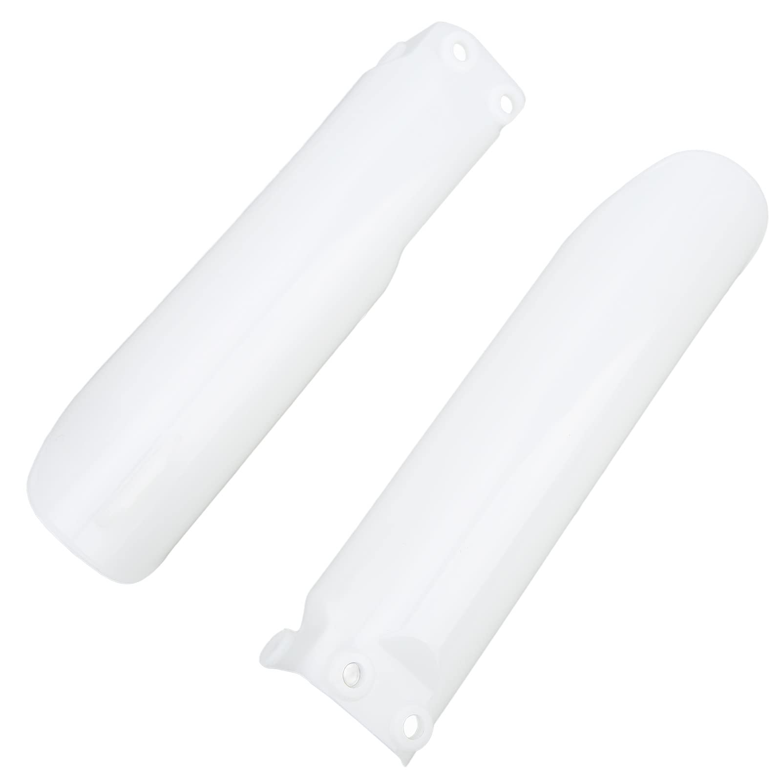 Huairdum White Front Fork Guard Dust Protector, Durable Front Shock Fork Cover Dust Proof For Motocross Race