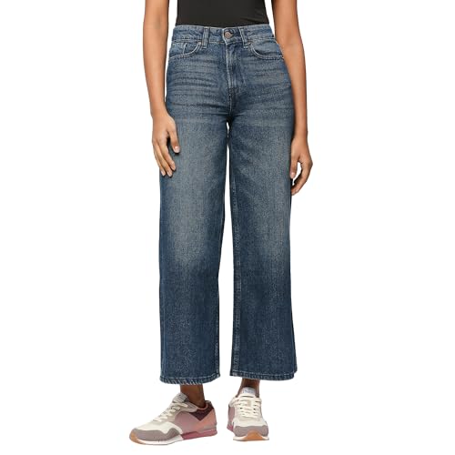 Image of Pepe Jeans Women's Regular Fit High Rise Jeans