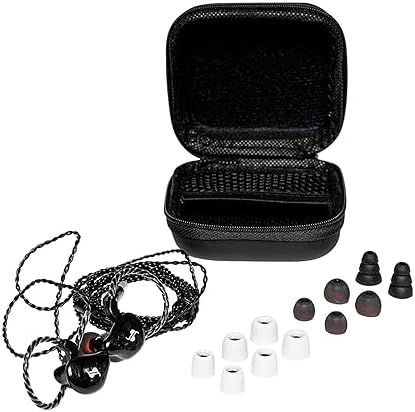 Stagg Professional Dual Driver In Ear Monitors, High Resolution, Sound Isolating, Transparent