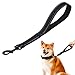 Hund und günstig Kaufen-Hundeleine Kurz,Kurze Leine für Hunde, Kurze Leine für Hunde, Kurzleine Hund mit Gepolsterten Griff (Länge 30 cm), Reflektierend Nylon Hunde Schleppleine für Große Mittlere und Kleine Hund(Schwarz)