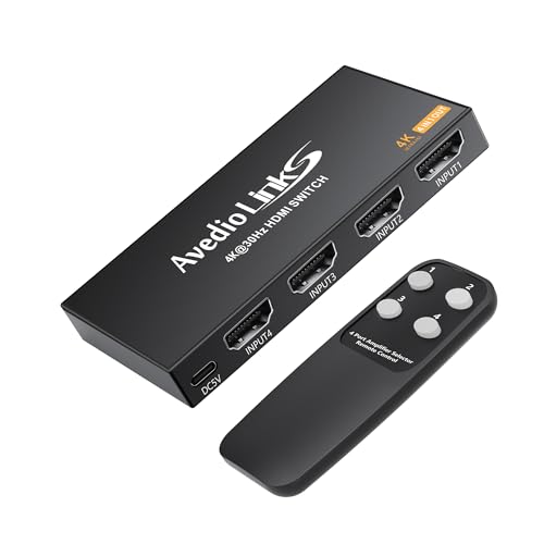 4K HDMI Switch 4 in 1 Out Support Auto Switch