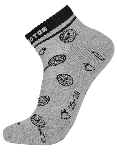 VICTOR バドミントン ソックス 2足セット 靴下 男性 グレー SK161H-L