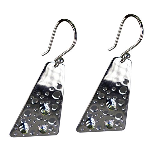 Boucles d'oreilles péridot naturel argent 925 cadeau idéal pour femme élégante
