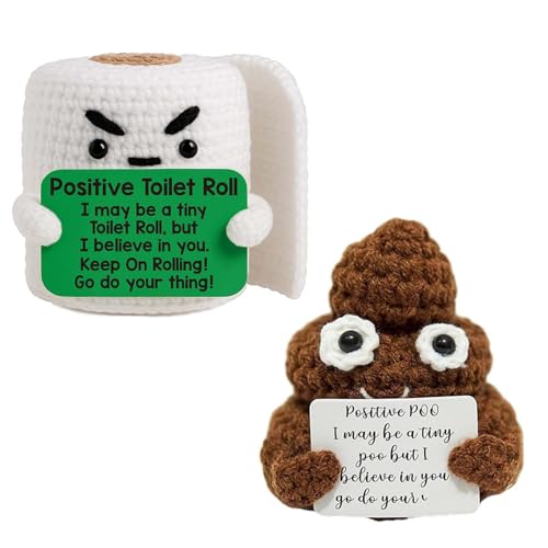 Image of 2 PCS Crochet Toys, Mini Penguin Doll and Crochet Flower Set, Soft Toys Plush Toys for Baby Girls, Office Desk Decor, Unique Crochet Gifts for Adults and Kids, Made of PP Cotton
