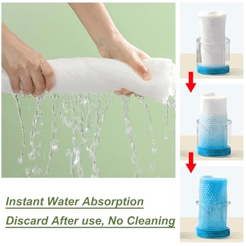 Paquete de 10 Toallas Desechables para Baño de 55" x 27.5" Ultra Suaves y de Secado Rápido, Toallas Corporales Portátiles para Viaje, Camping, Playa, Gimnasio, Sauna y Spa miniatura 3