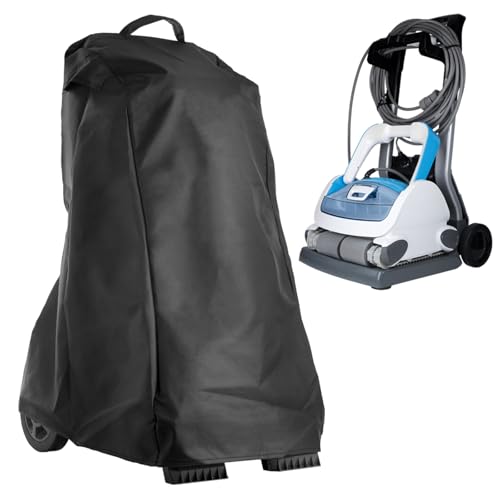 BORDEAG Housse pour robot nettoyeur de piscine Dolphin, 56 x 66 x 107 cm, housse de robot de piscine, pour sacs de tourisme, sacs de golf, chariots de...