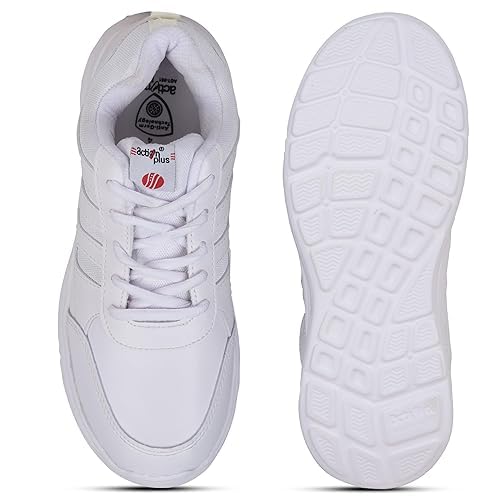 Image of ACTION School Shoes for Boys & Girls - Eva Sole Ultra Lightweight, Extra Cushion Footbed, Durable, Long-Lasting, Anti-Germ Technology for Odour-Free Comfort, Men's Size 11 UK Also Available