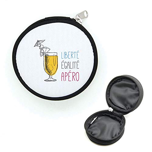 Mygoodprice Runde Geldbörse mit Reißverschluss