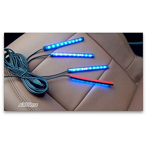 Tiras LED con control por smartphone multicolor autoadhesivas Autostyle para el coche 5