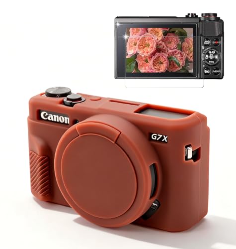 Funda para cámara Canon G7X Mark II de silicona flexible miniatura 1