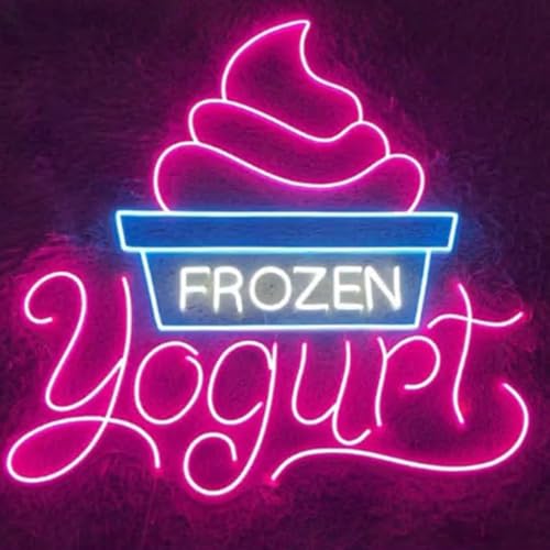 Frozen Yogurt Neon Sign, Frozen Yogurt Neon Light, Frozen Yogurt
