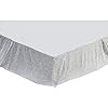 Vhc brands coastal farmhouse finn blue bed skirt king  urban country home decor