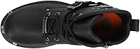 Vista 4 de Harley-Davidson Becky 5.5-Inch piel Negro motocicleta Botas de la mujer. d87048