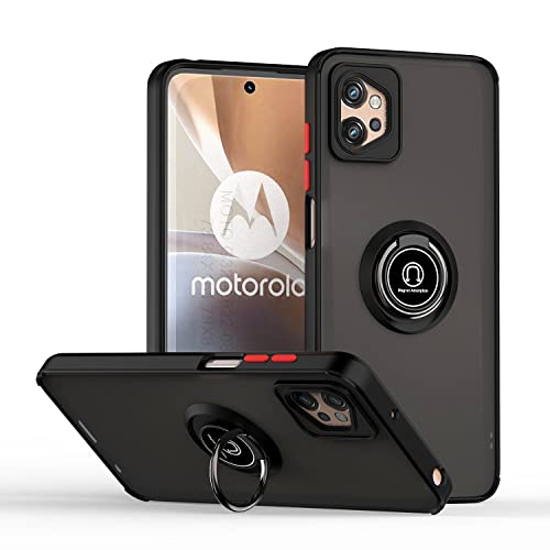 Compatible with Moto G32 4G Bracket Phone Case,Compatible with Motorola Moto G32 4G ‎XT2235-2 [Car Mount Magnetic Stand] [PC+TPU] Anti-Drop BR