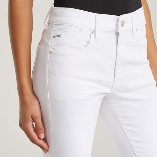 Miniatura 5 de G-Star Lhana Skinny Jeans, Blanco Paper White Gd D19079-C258-G547, 28w X 30l Para Mujer