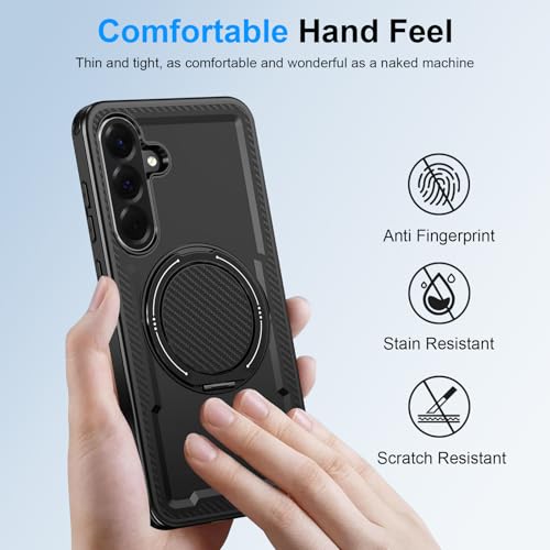 Coque Samsung A56 anti-chute protégeant des cassures avec anneau - 2