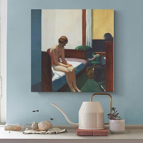 Impression sur toile tendue Edward Hopper encadrée de qualité musée - 2