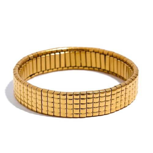 Pulsera ancha boho de estilo punk con cierre ajustable para looks diarios unisex