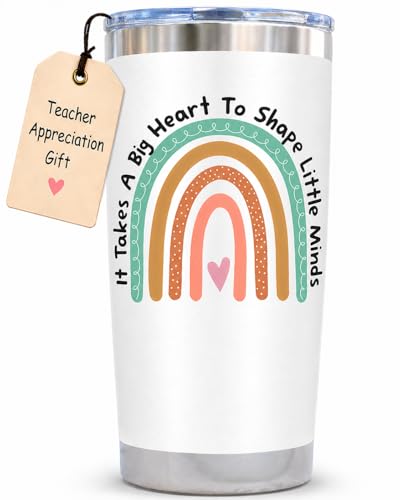 KLUBI Teacher Appreciation Gifts - It Takes a Big Heart to Shape...