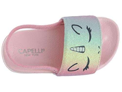 Capelli New York Toddler Girl Jelly Thong Flip Flop with Backstrap4