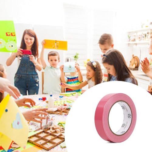 Image of Duct Tape 1 Inch Tape, Tear by Hand & Waterproof,Great for Packaging, Arts & Crafts, Color-Coding, and DIY Projects, 1 Inch x 30Yards, Pink