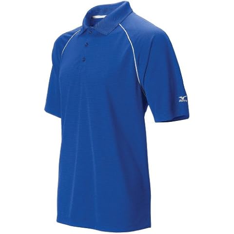 Mizuno Men's MzO Tonal Stripe Polo Shirt Cover