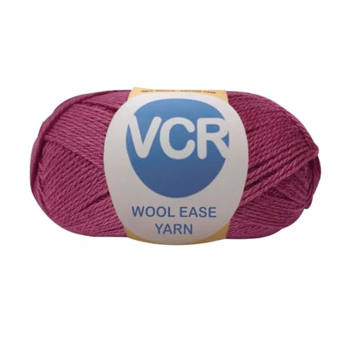 Image of VCR Black Berry Wool Ease Yarn, 100 Grams Hank, 260 Meters Length, 100% Wool Ball for Crochet and Knitting, Suitable for Mufflers, Scarves & cowls Pack of 1