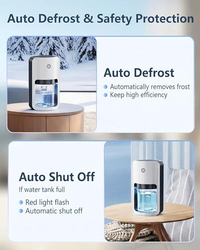 Image of avylo Small Dehumidifier for Bedroom,162 Sq.Ft 42oz with Auto Shut Off