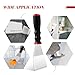 Mister Rui Bent Heavy Duty Scraper, 3 Inch Bent Scraper, Stainless Steel Putty Knife with Hammer End, Spackle Knife with Soft Grip Rubber Handle, Paint Scraper Tool for Wood