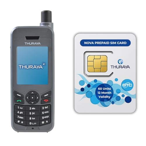 Image of OSAT Thuraya XT-LITE Satellite Phone + 60-Unit NOVA Prepaid SIM | 365-Day Validity | Voice & SMS Coverage for Remote & Emergency Communication